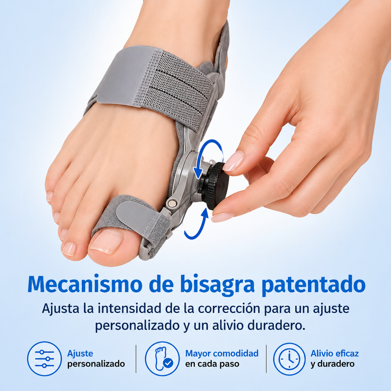 La solución para los juanetes Hallux Pro™