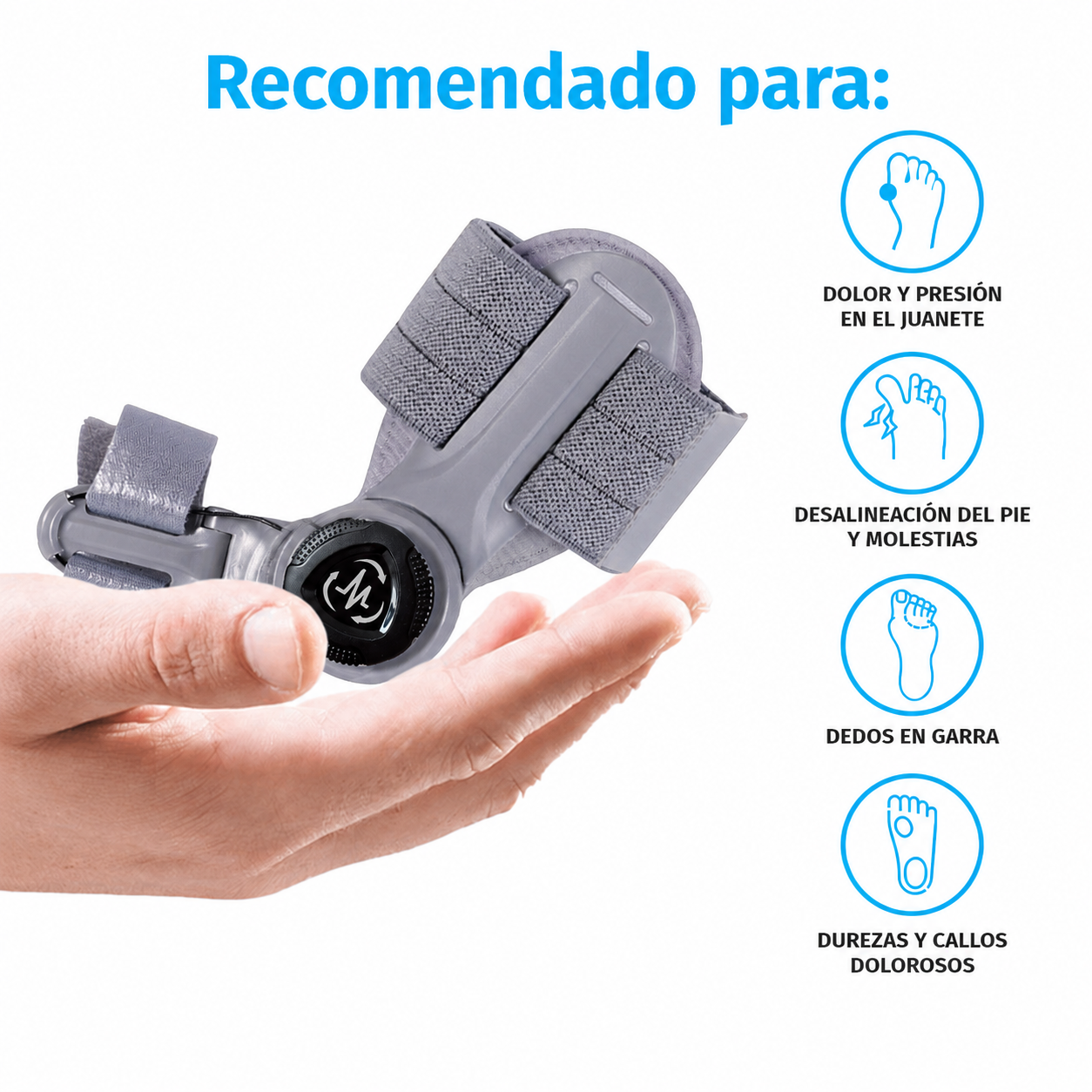 La solución para los juanetes Hallux Pro™