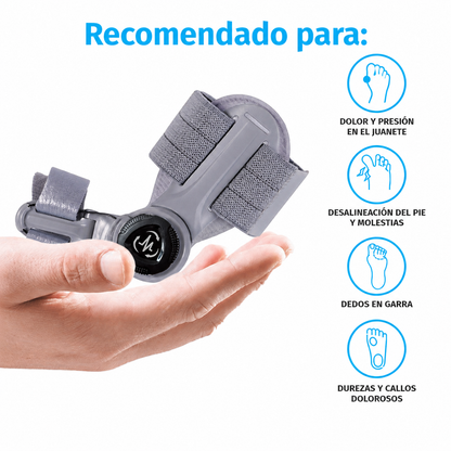 La solución para los juanetes Hallux Pro™