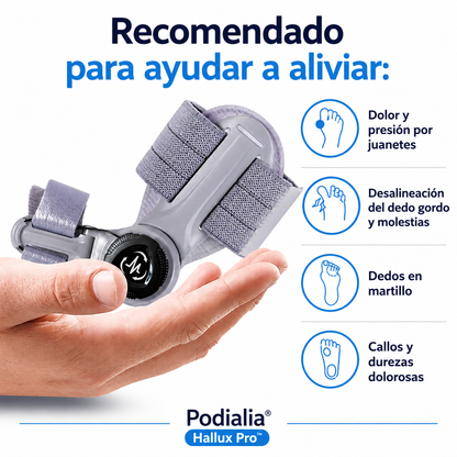 La solución para los juanetes Hallux Pro™