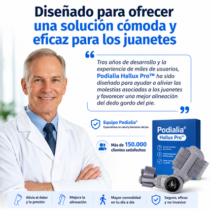 La solución para los juanetes Hallux Pro™